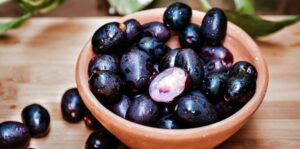 Jamun in rainy season